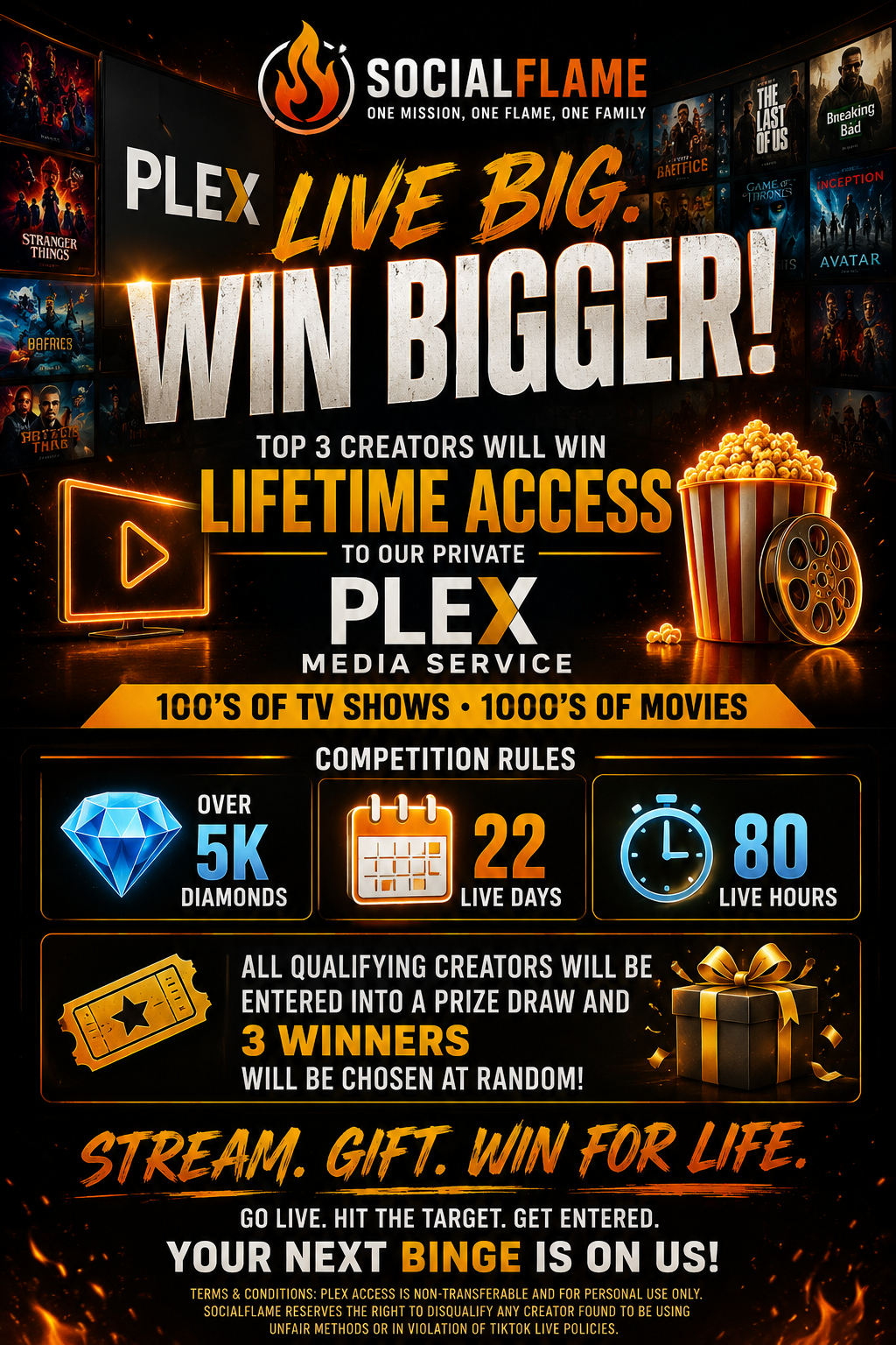 July - PLEX LIFETIME ACCESS COMPETITION